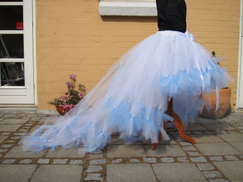 Langt smukt tyl skrt