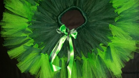 Tutu i smukke grnne farver